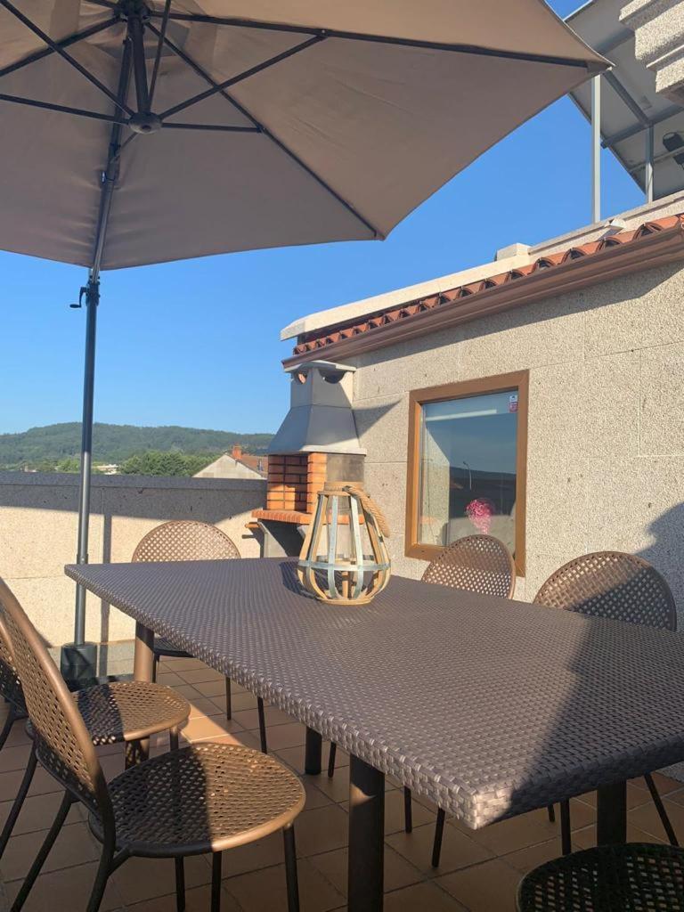 "Sanxenxo Holidays" Atico Con Garaje, Barbacoa Y Piscina A 5 Min Del Centro Екстериор снимка