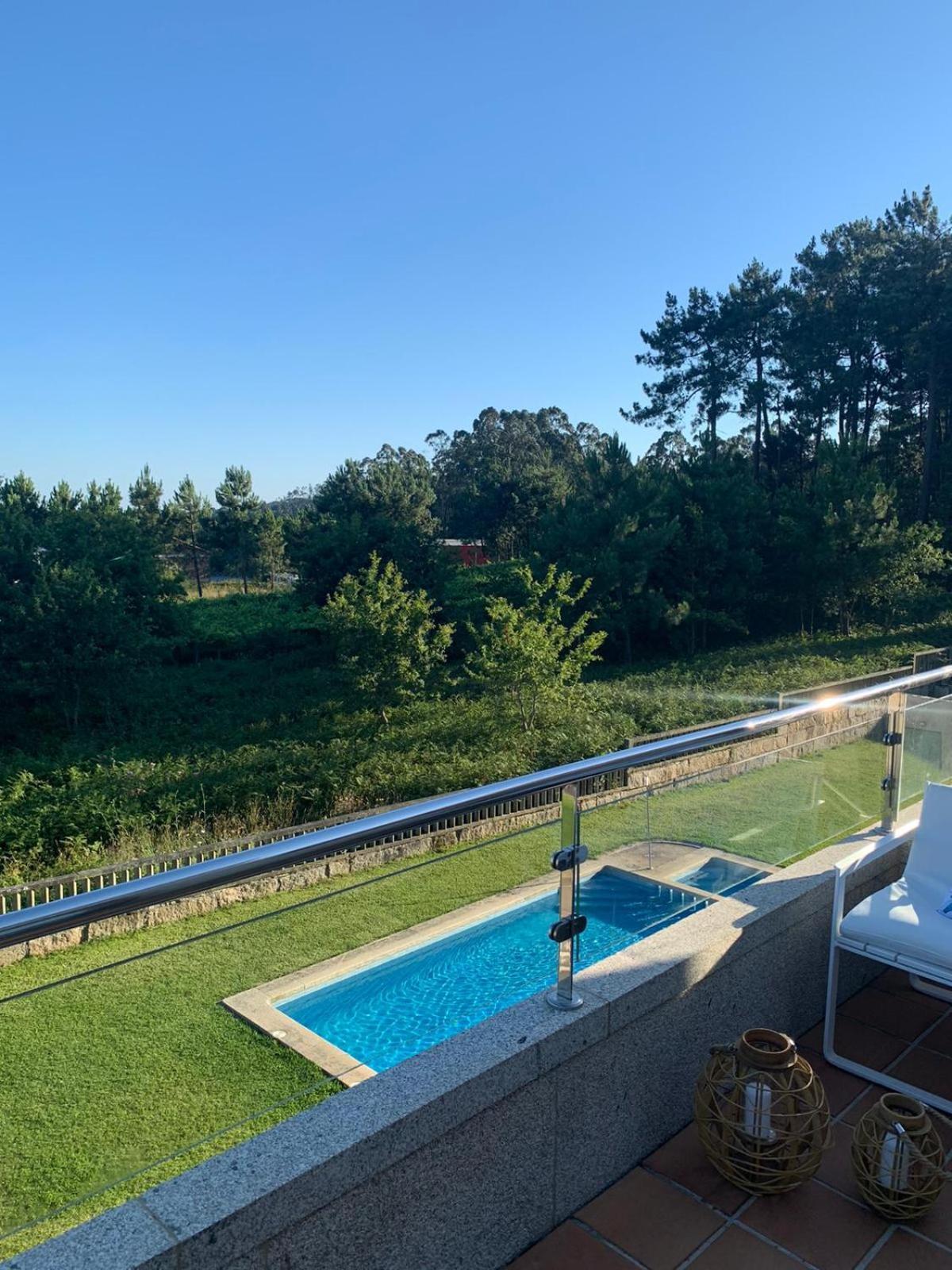 "Sanxenxo Holidays" Atico Con Garaje, Barbacoa Y Piscina A 5 Min Del Centro Екстериор снимка